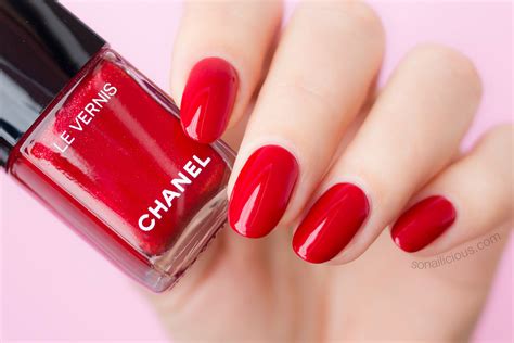 best chanel red nail polish|Chanel nail polish afterglow.